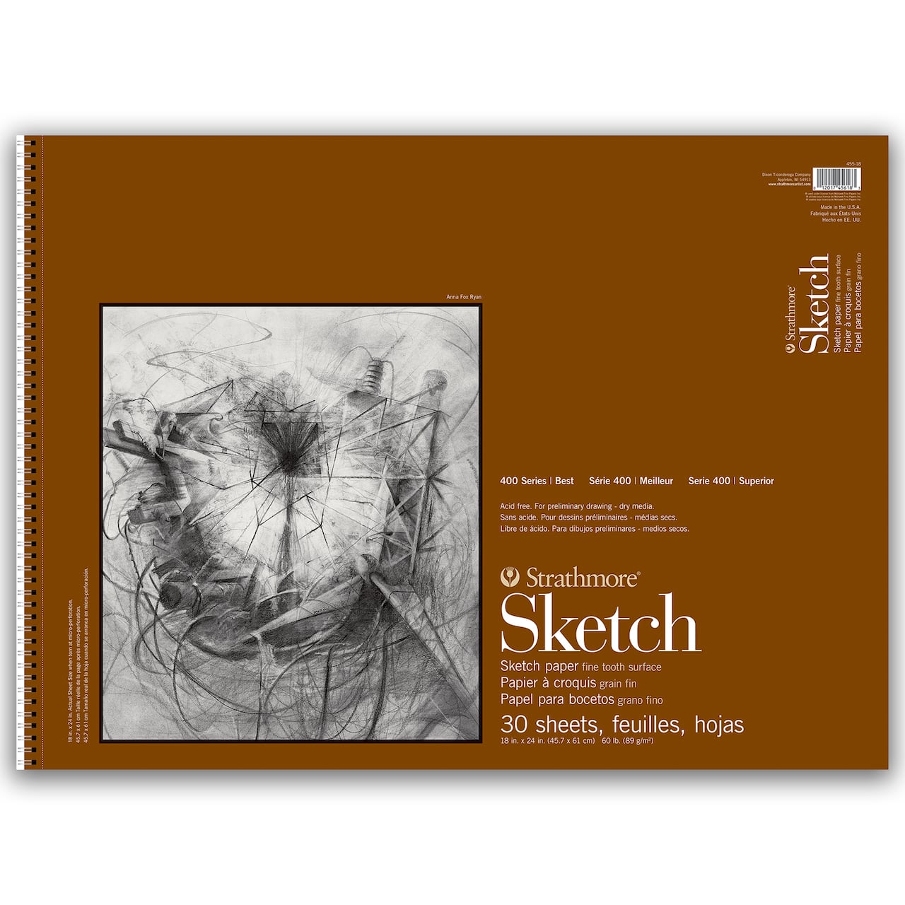 Strathmore® 400 Series Sketch Paper Pad, 18" x 24"